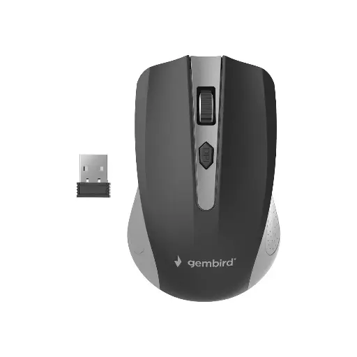 [8716309104104] Gembird Mouse Wireless Space Grey Black MUSW-4B-04-GB