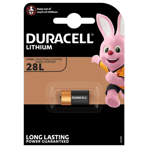 [5000394002838] Duracell Batteria al Litio 28L 1 pz A544 PX28L 2CR11108 V28PXL 2CR13252