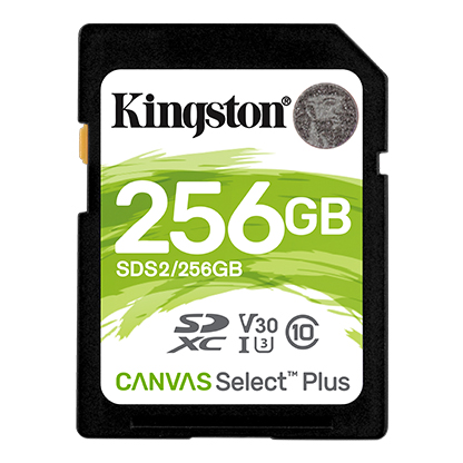 [740617298123] Kingston SD 256GB canvas select plus SDS2/256GB