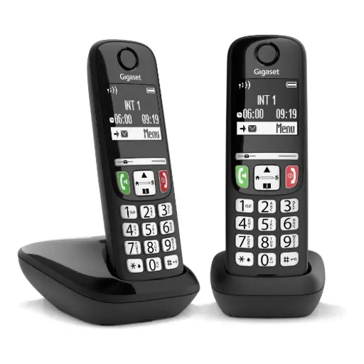 [4250366865102] Gigaset Cordless DECT E270 Duo Black L36852-H2816-K131
