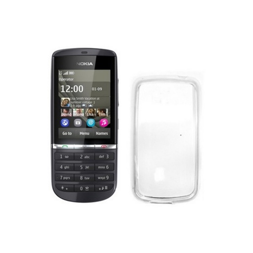 [8021735007258] Case Celly Nokia Asha 300 cover tpu trasparent