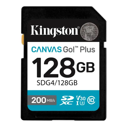 [740617347708] Kingston SD 128GB Canvas Go! Plus SDG4/128GB