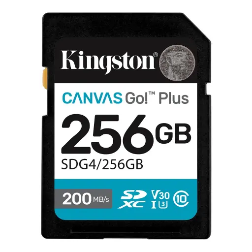 [740617347739] Kingston SD 256GB Canvas Go! Plus SDG4/256GB