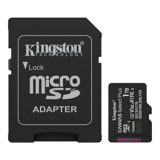 [740617348606] Kingston Micro SD 1TB Canvas Select Plus Gen3 SDCS3/1TB