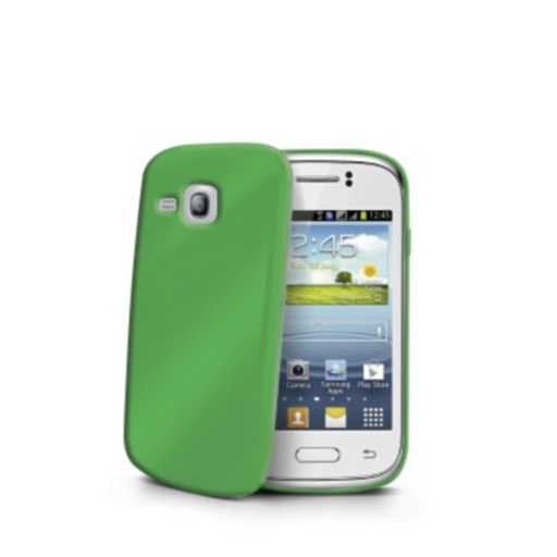 [8021735083627] Case Celly Samsung Young cover tpu green