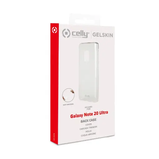 [8021735760511] Celly Custodia Samsung Note 20 Ultra 5G TPU Trasparente GELSKIN923