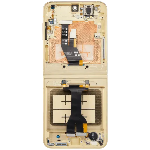 [18466] Samsung Display LCD Z Flip 6 5G SM-F741B Inner Yellow GH82-35013B GH82-35014B