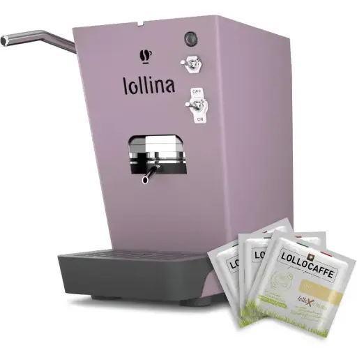 [8052879790782] Lollo Caffè Macchina da Caffè Espresso a Cialde Lollina+ Lilla(40 Cialde Omaggio)
