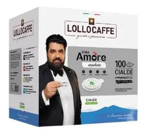 [8034097156557] Lollocaffè Box Caffè in Cialde Amore Assoluto 44 mm 100 Pz