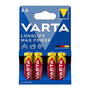 [4008496105946] Varta Battery Stylus AA Alcaline Longlife Max Power (4 Pcs)