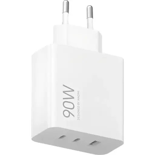 [6932554443931] Xiaomi Caricabatterie 3 Porte (USB + 2 USB-C) 90W White BHR087MEU