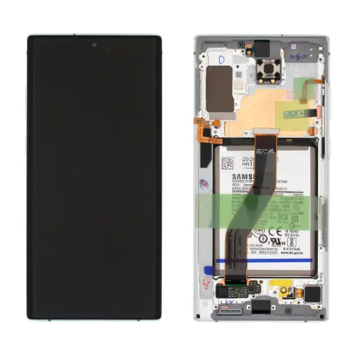 [18836] Samsung Display LCD Note 10 Plus SM-N975F Aura Glow Silver With Batteria GH82-20841C 