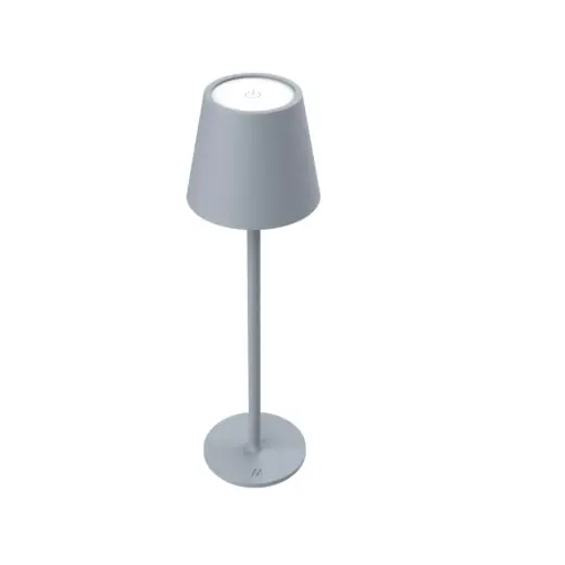 [8021735216285] Muitomas Lampada LED Da Tavolo Gray TABLELAMPGR