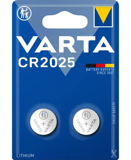 [4008496746422] Varta Batteria a Bottone litio 3V 2 Pz DL2025 CR2025