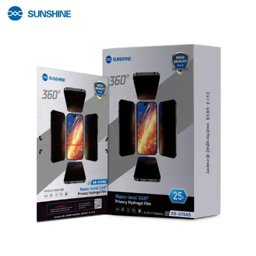 [6941590214535] Sunshine Film Hydrogel Clear 360° Matte 25 Pz SS-075AS 