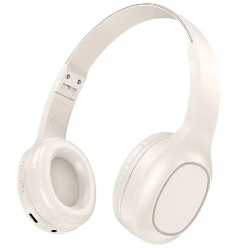 [6942007601702] Hoco Headset Wireless W46 Milky White W46.WH