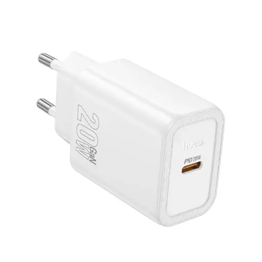 [6942007644181] Hoco Charger USB-C 20W GaN White N60.U.WH
