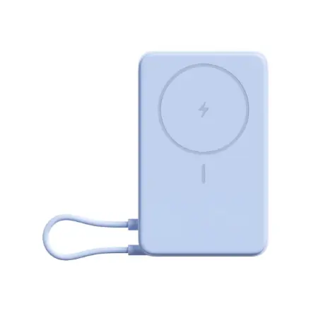 [6932554473747] Xiaomi Power Bank 10000mAh MagSafe Con Cavo Type-C Blue BHR08PCGL