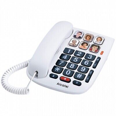[3700601430455] Alcatel Telefono Fisso TMAX10 Plus White ATL1430455