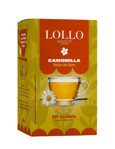 [8034097153433] Lollo Golositè Box Chamomile in Pods 18 Pcs