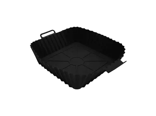 [8021735223627] Muitomas Silicone Baking Tray Black AIRFRYERSILBK