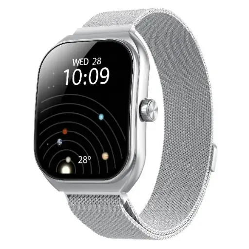 [8021735224969] Celly Smartwatch With Call TRAINERWIDE Curved Milban TRAINERWIDEBK