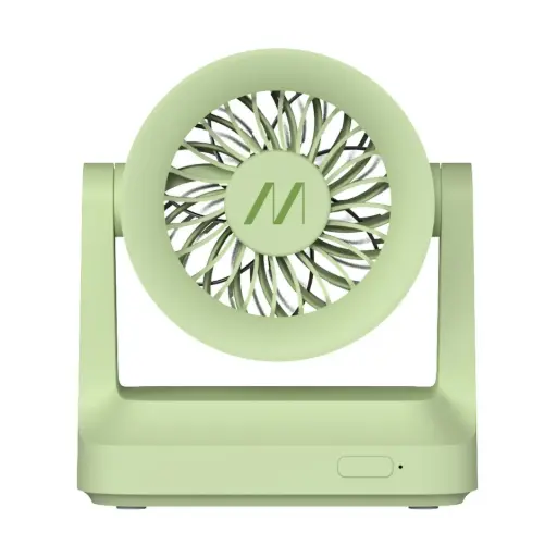 [8021735228363] Muitomas Desk Mini Portable Fan With USB-C Charge Green DESKFANGN