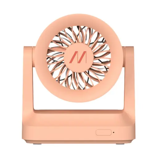 [8021735228370] Muitomas Mini Ventilatore Portatile Da Scrivania Con Ricarica USB-C Peach Fuzz DESKFANPF