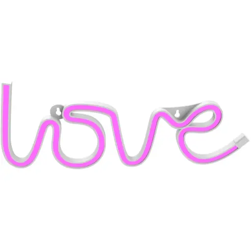 [8021735209638] Muitomas Lampada Neon Da Muro Love NEONWLOVE