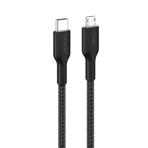[745883915378] Belkin Cavo Dati Micro-USB To Type-C (1m) PCR Black CAB026HQ1MBK