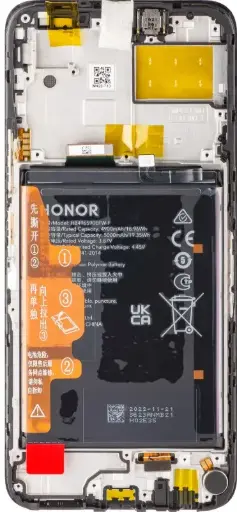 [19749] Honor Display LCD Honor X8 5G VNE-N41 With Frame Black With Battery (0235ADAK)