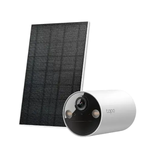 [8885020621617] TP-Link Tapo Smart Camera Outdoor TC82KIT 2K With Solar Panel White 