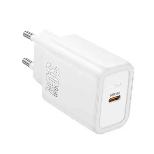 [6942007644303] Hoco Caricabatterie USB-C 30W N62 White N62.U.WH