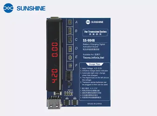 [6941590209937] Sunshine Tester Attivatore Batterie Con Display SS-904B