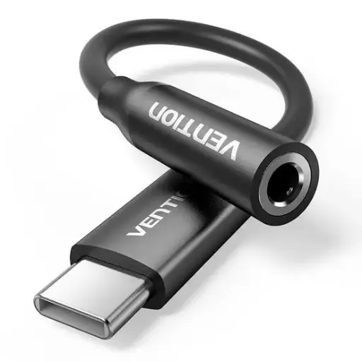 [6922794792692] Vention Adattatore Type-C to Jack 3.5 mm Black (BIIBA)