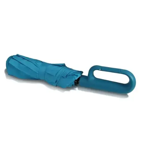 [8021735223733] Muitomas Folding Umbrella with Blue Handle UMBRHOOKBL