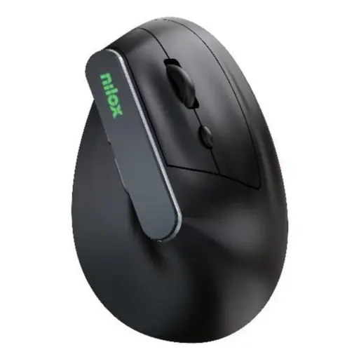 [8431775036406] Nilox Mouse Wireless 1600 DPI Dual Connection With 6 Buttons Black NXMOEVR01B 