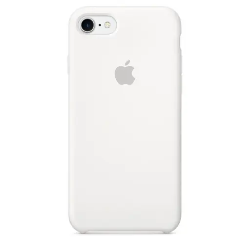 [190198001184] Apple Case iPhone 7 Silicone White MMWF2ZM-A