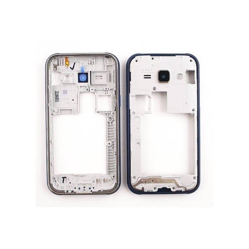 [2471] Middle cover Samsung J1 SM-J100H blu GH98-36101B