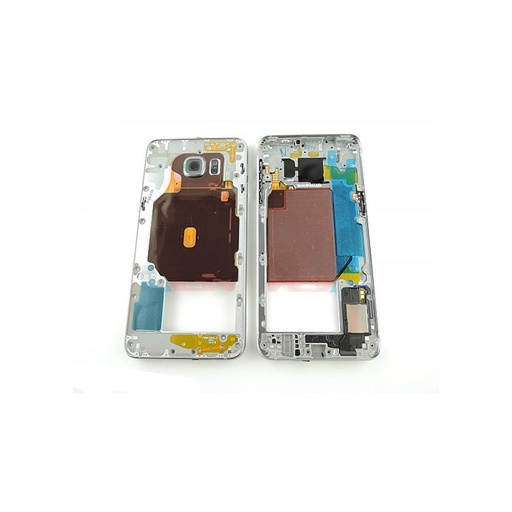 [2529] Middle cover Samsung S6 Edge Plus SM-G928F gray GH96-09117D