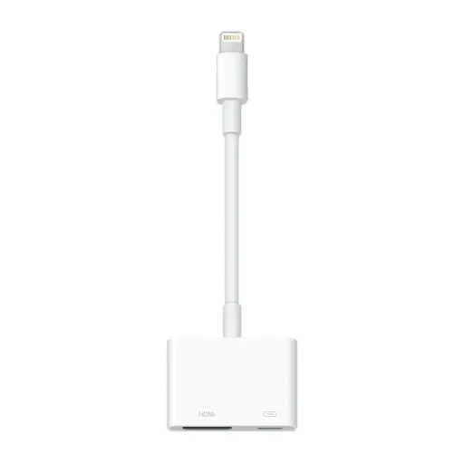[885909627653] Apple Adattatore Lightning To AV HDMI A1438 MD826ZM/A MW2P3ZM/A
