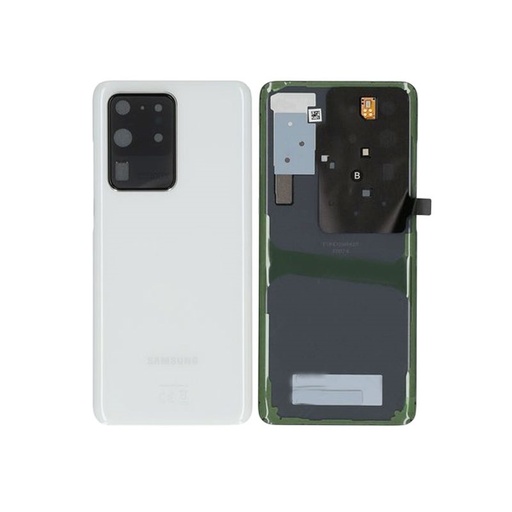 [7603] Samsung Back Cover S20 Ultra 5G SM-G988B White GH82-22217C