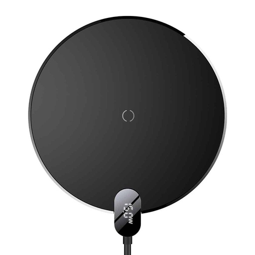 [6932172602208] Baseus Caricabatterie Wireless 15W Digital LED Display Gen 2 Black CCED000001