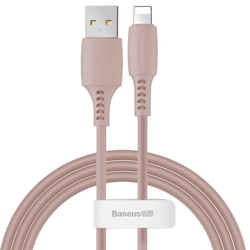 [6953156214378] Baseus Cavo Dati Lightning 1.2mt 2.4A Colorful pink CALDC-04