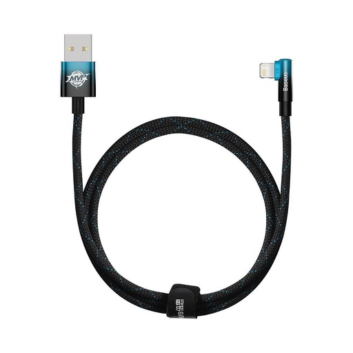 [6932172612276] Baseus Data Cable Lightning 2.4A 1mt MVP 2 Elbow-Shaped blue CAVP000021