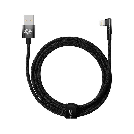 [6932172612290] Baseus Data Cable Lightning 2.4A 2mt MVP 2 Elbow-shaped black CAVP000101