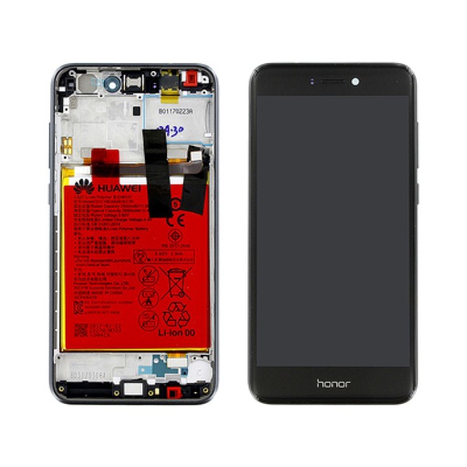 [2753] Huawei Display Lcd Honor 8 Lite/P8 Lite 2017 black with battery 02351DYM 02351DWH 02351UYD