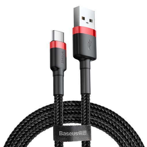 [6953156278240] Baseus Data Cable Type-C 2A 2mt cafule black CATKLF-C91