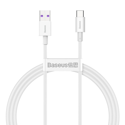 [6953156205529] Baseus Cavo Dati Type-C 66W (2m) Superior Series White CATYS-A02