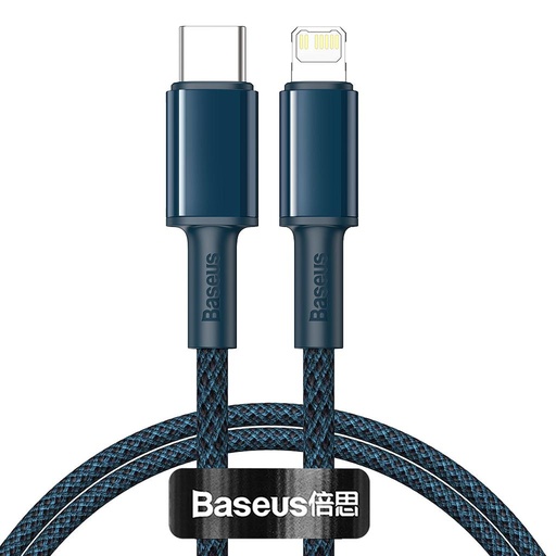 [6953156231931] Baseus Cavo Dati Type-C to Lightning 20W 1mt high density blue CATLGD-03